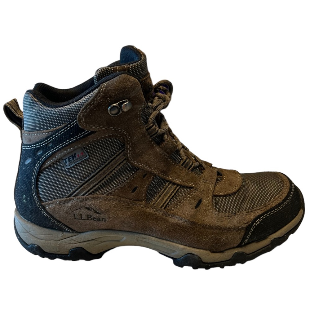 LL Bean Mens Trail 4 Hiking Boots Brown 8.5W